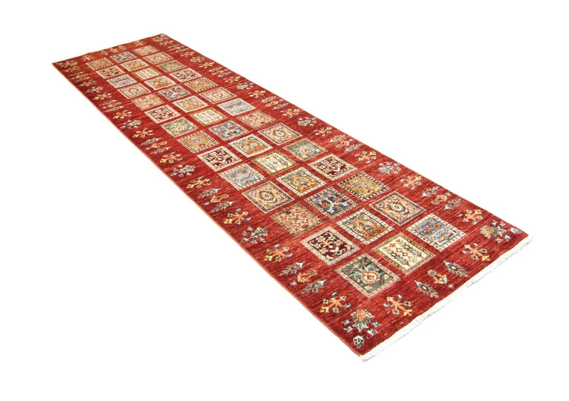 Ziegler Teppich 84 x 292 cm - rot