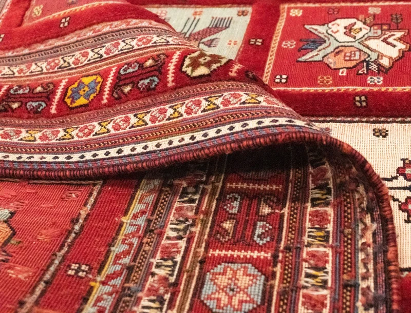 Perserteppich - Nomadic 120 x 170 cm - rot