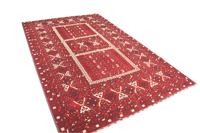 Afghan Teppich 161 x 247 cm - rot