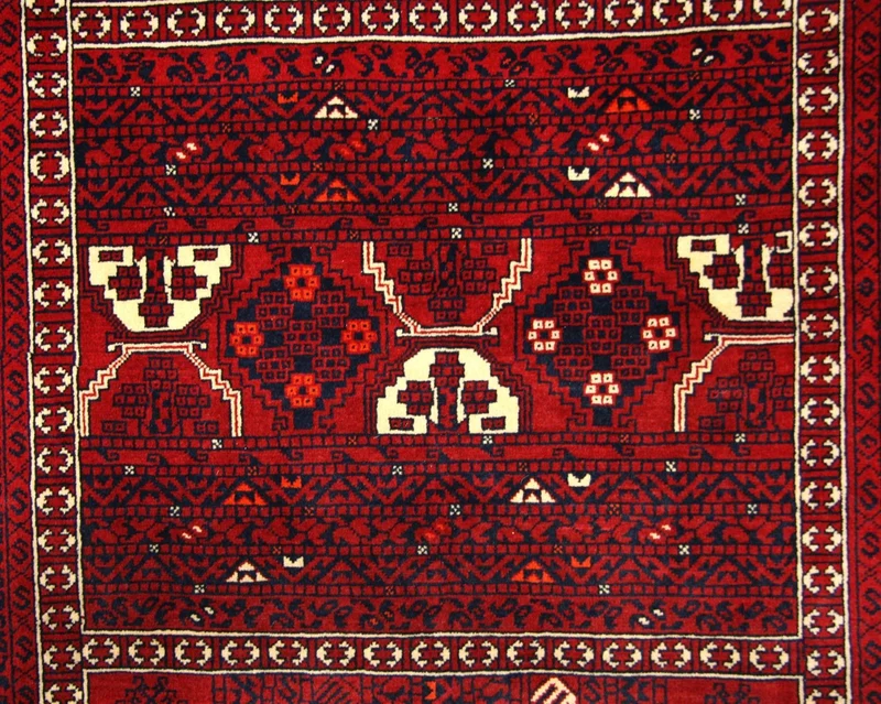 Afghan Teppich 158 x 248 cm - rot