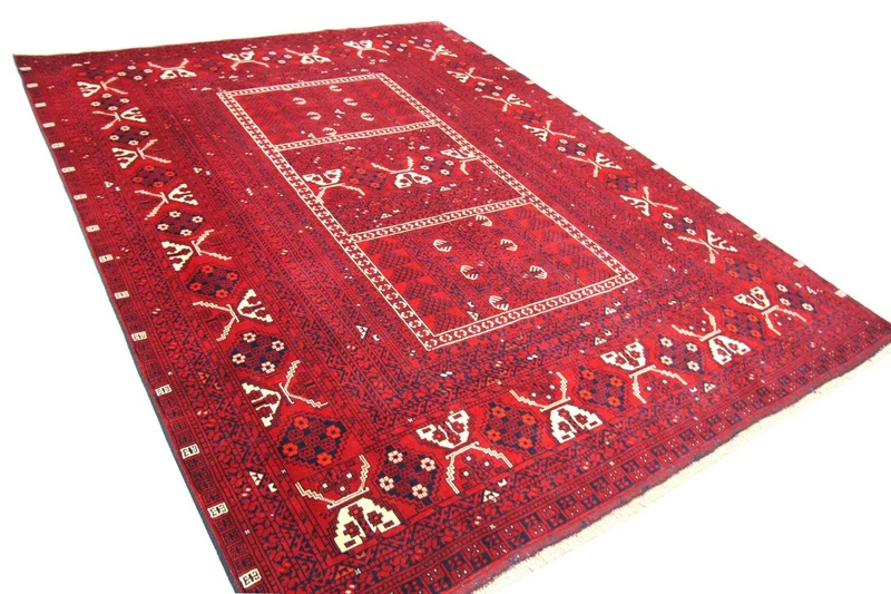 Afghan Teppich 158 x 248 cm - rot