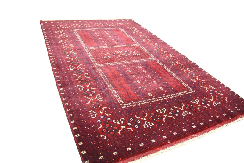 Afghan Teppich 157 x 250 cm - rot