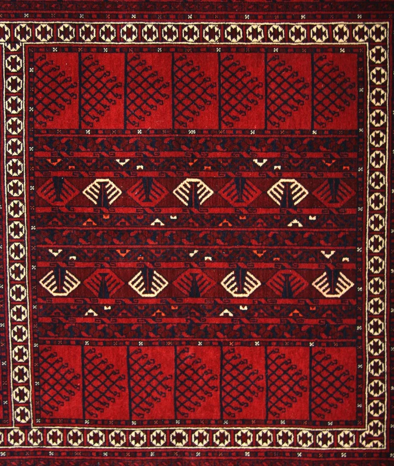 Afghan Teppich 157 x 244 cm - rot