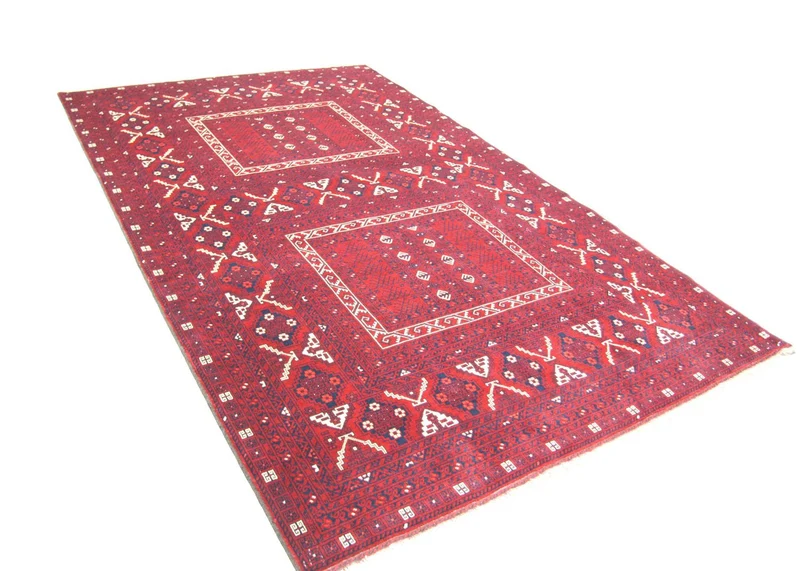 Afghan Teppich 157 x 250 cm - rot