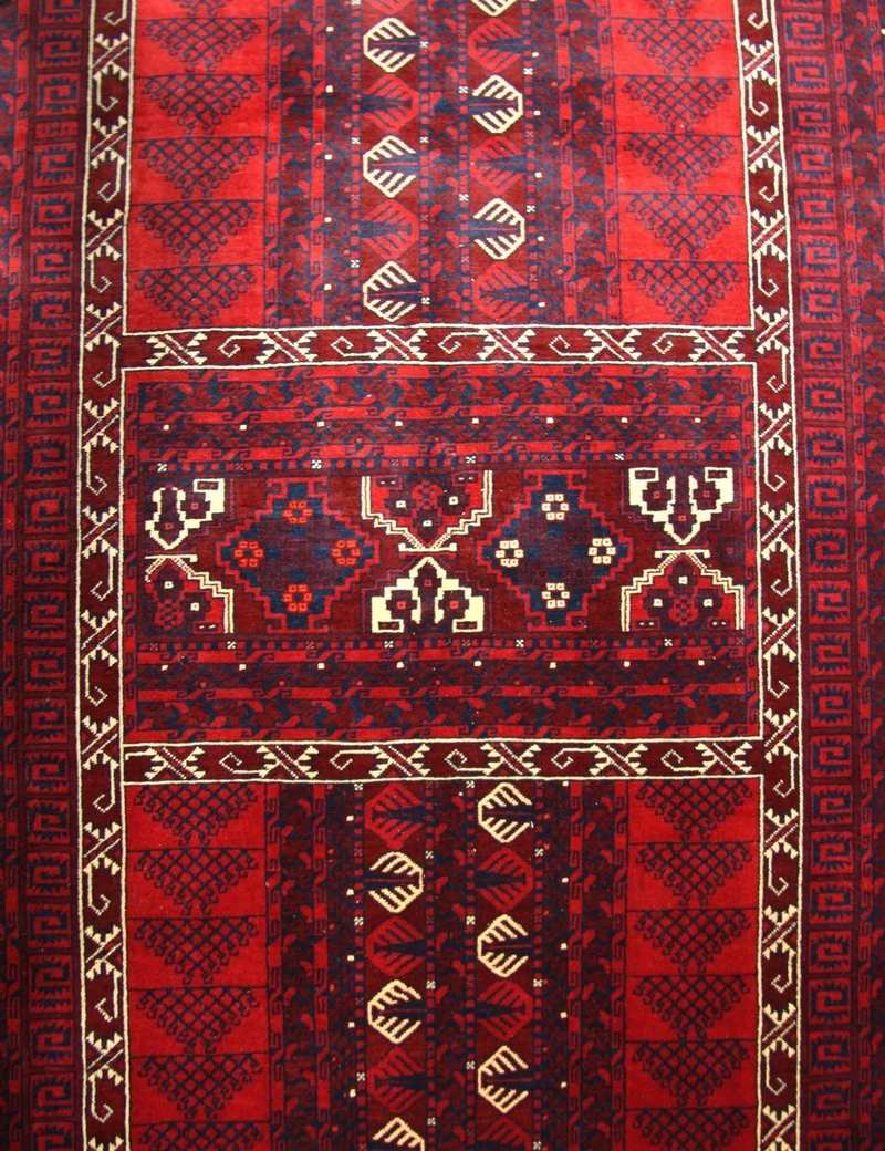 Afghan Teppich 157 x 244 cm - rot