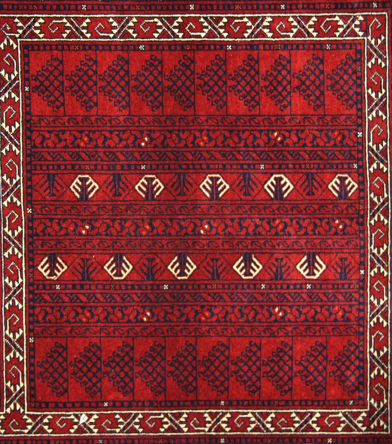 Afghan Teppich 161 x 235 cm - rot