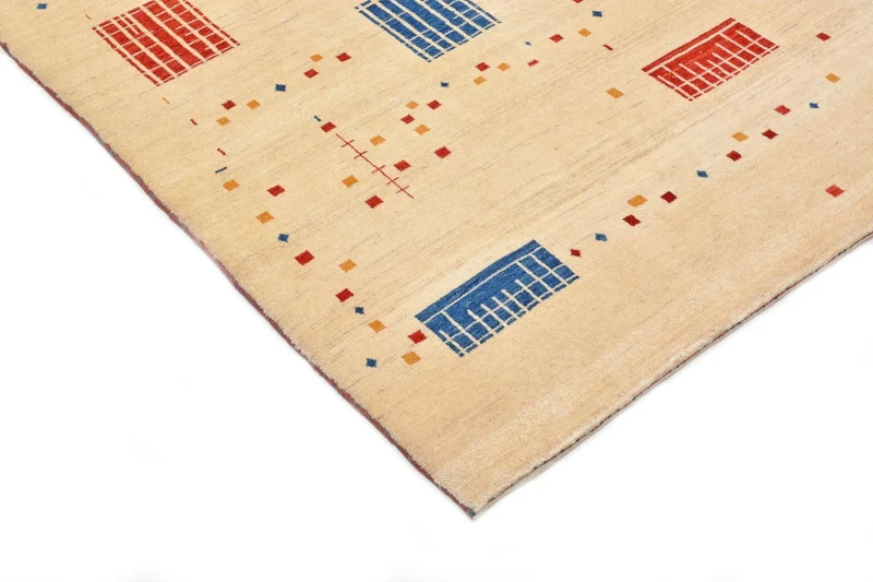 Gabbeh Teppich - Loribaft Perser 111 x 157 cm - mehrfarbig