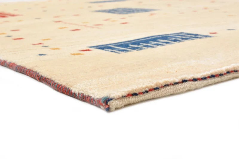 Gabbeh Teppich - Loribaft Perser 111 x 157 cm - mehrfarbig