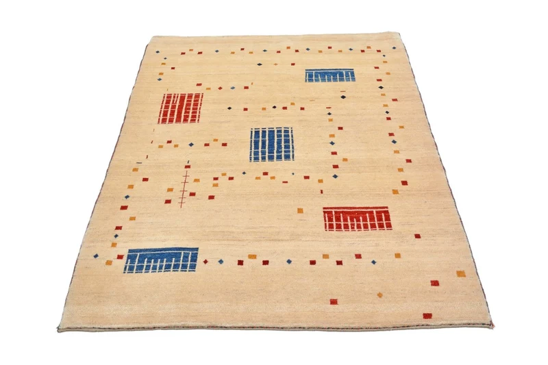 Gabbeh Teppich - Loribaft Perser 111 x 157 cm - mehrfarbig