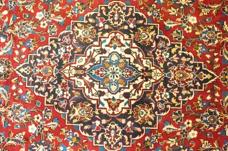 Perserteppich - Keshan 251 x 356 cm - rot