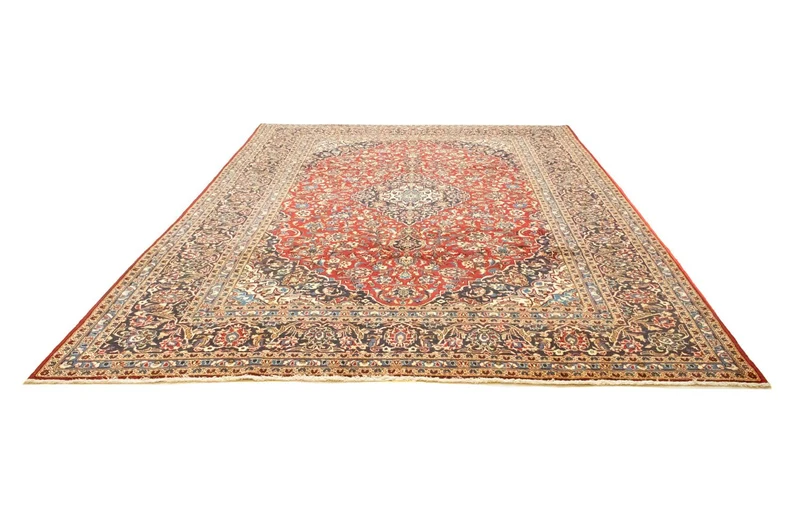 Perserteppich - Keshan 251 x 356 cm - rot
