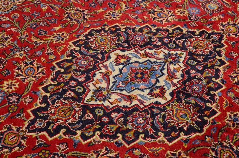 Perserteppich - Keshan 242 x 360 cm - rot