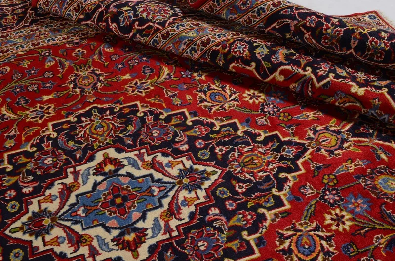 Perserteppich - Keshan 242 x 360 cm - rot