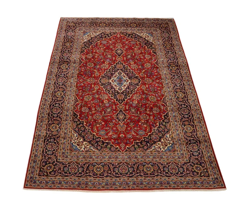 Perserteppich - Keshan 242 x 360 cm - rot