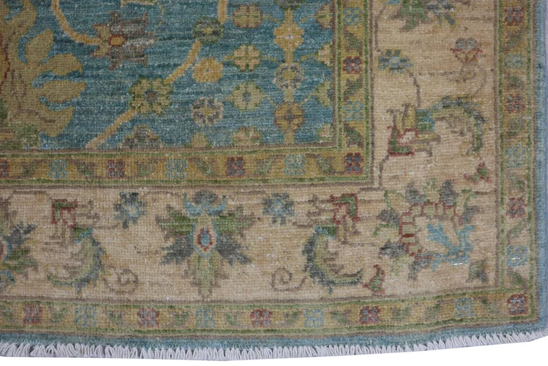 Ziegler Teppich 123 x 178 cm - blau