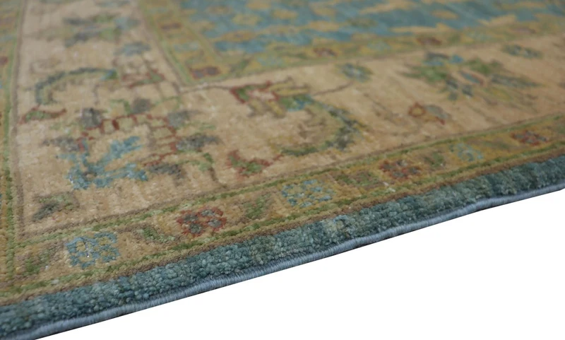 Ziegler Teppich 123 x 178 cm - blau