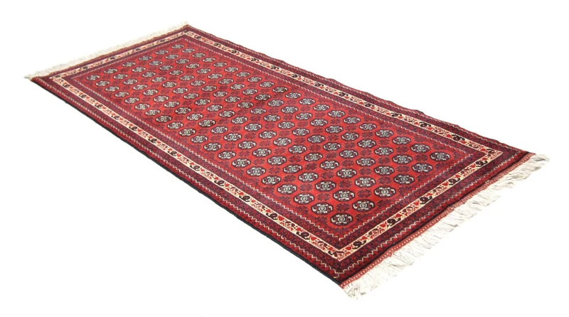 Afghan Teppich - Buchara 87 x 258 cm - rot
