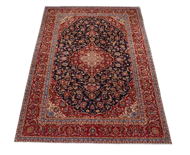 Perserteppich - Keshan 290 x 403 cm - blau