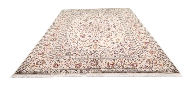 Perserteppich - Keshan 200 x 305 cm - beige