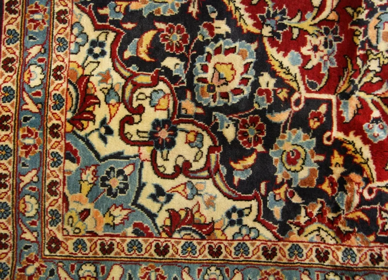 Perserteppich - Keshan 258 x 354 cm - rot