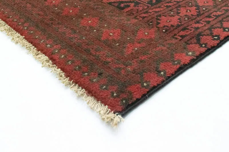Afghan Teppich - Filpa 299 x 391 cm - dunkelrot
