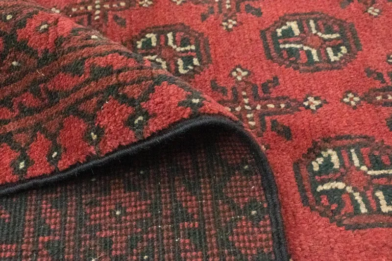 Afghan Teppich - Filpa 299 x 391 cm - dunkelrot