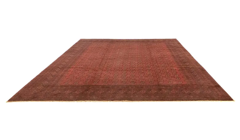 Afghan Teppich - Filpa 299 x 391 cm - dunkelrot