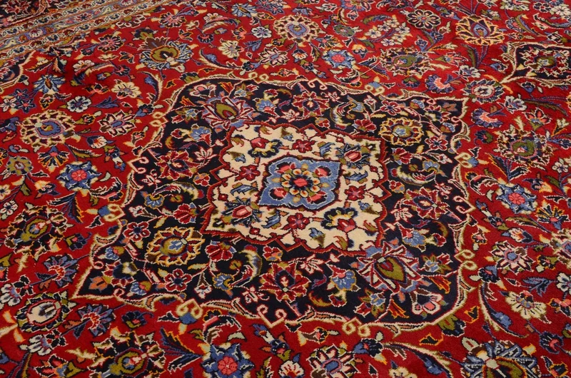 Perserteppich - Keshan 291 x 400 cm - rot