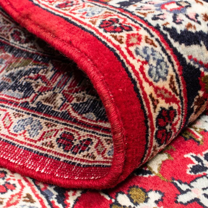 Perserteppich - Keshan 98 x 340 cm - dunkelrot