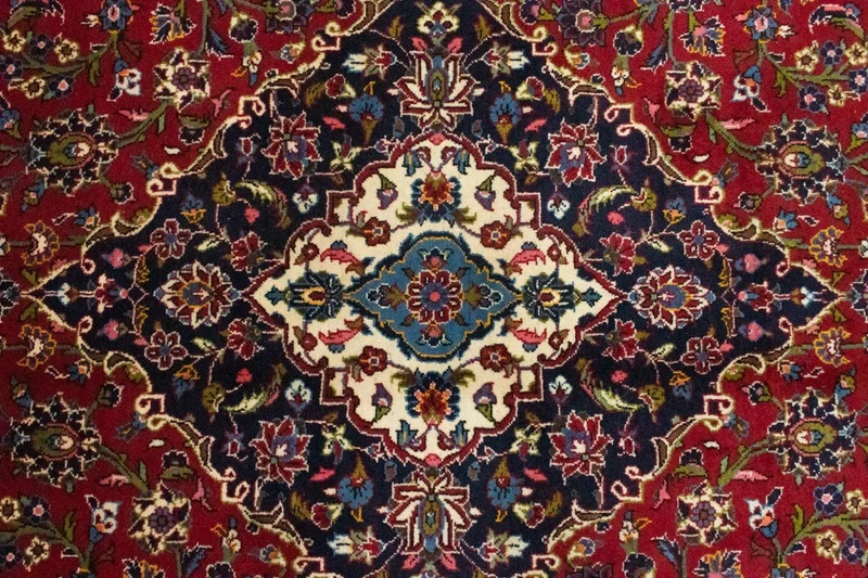 Perserteppich - Keshan 250 x 368 cm - rot
