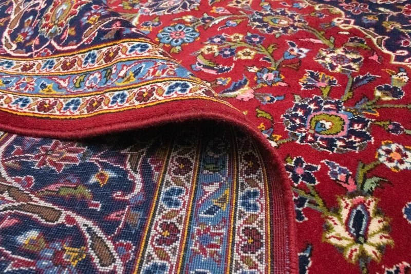 Perserteppich - Keshan 250 x 368 cm - rot