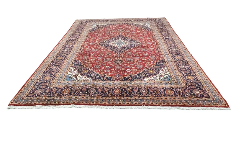Perserteppich - Keshan 250 x 368 cm - rot