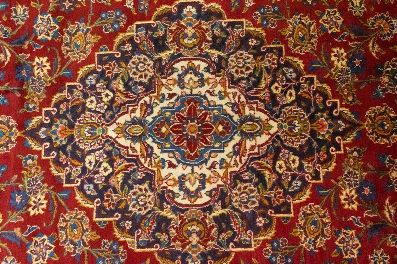 Perserteppich - Keshan 307 x 406 cm - orange