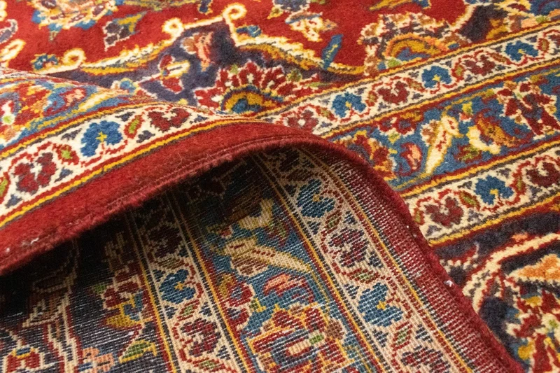 Perserteppich - Keshan 307 x 406 cm - orange