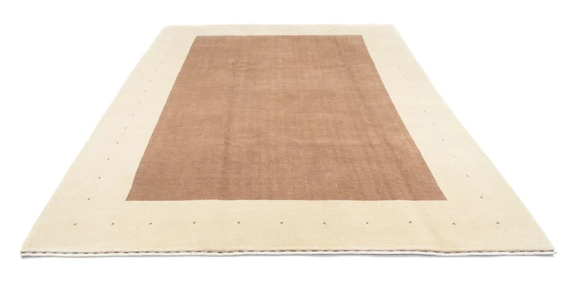 Gabbeh Teppich - Loribaft Softy 190 x 270 cm - braun