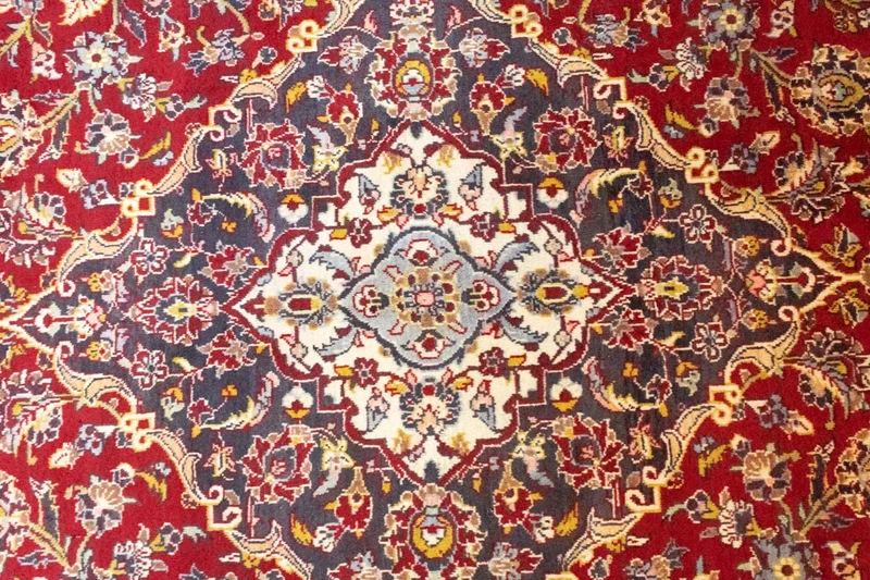 Perserteppich - Keshan 300 x 412 cm - rot