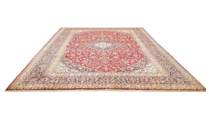 Perserteppich - Keshan 300 x 412 cm - rot
