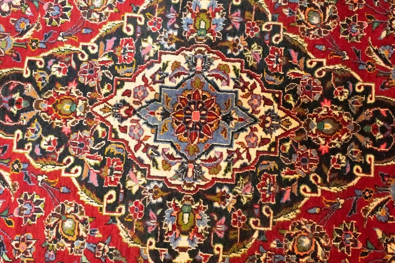 Perserteppich - Keshan 298 x 415 cm - rot