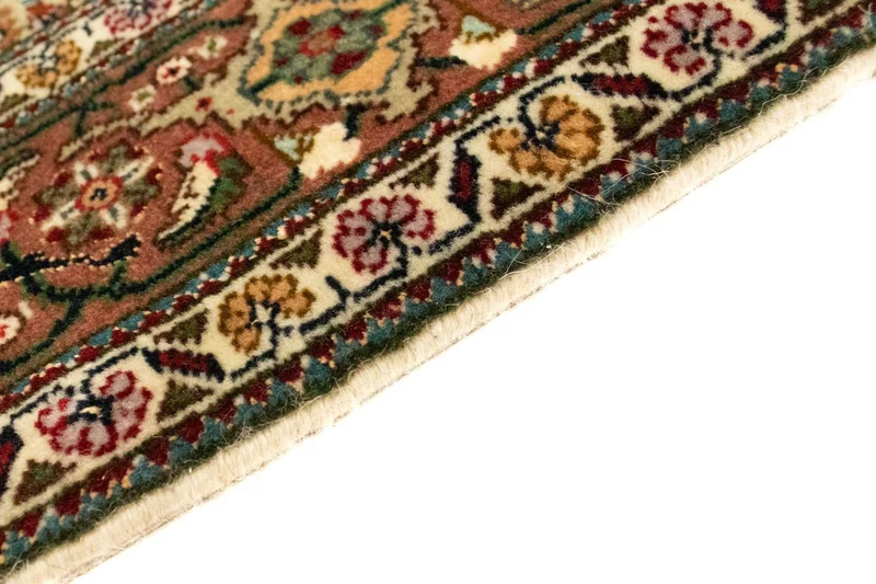 Perserteppich - Täbriz - Royal 79 x 114 cm Teppichbrücke - beige