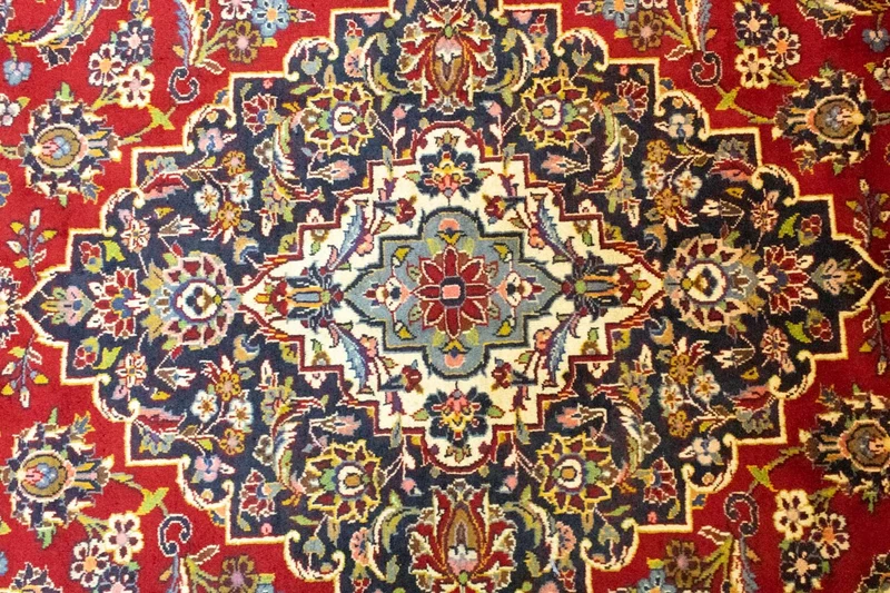 Perserteppich - Keshan 297 x 390 cm - rot