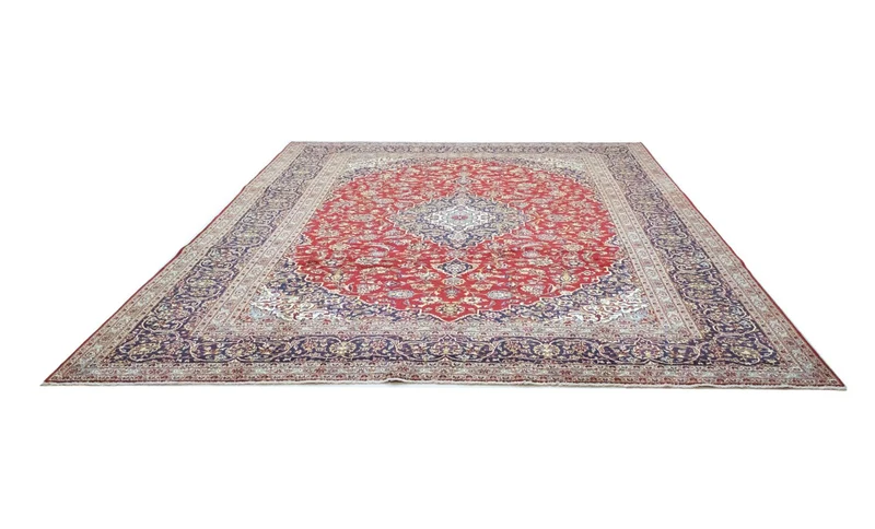 Perserteppich - Keshan 297 x 390 cm - rot
