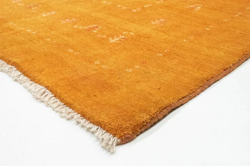 Gabbeh Teppich - Perser 147 x 187 cm - gold