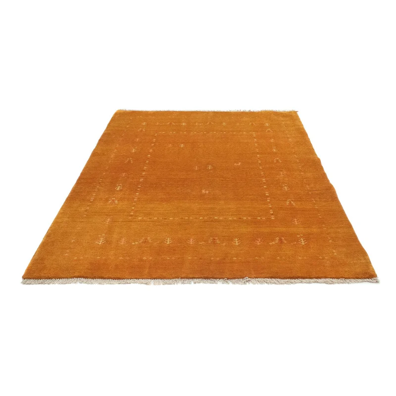 Gabbeh Teppich - Perser 147 x 187 cm - gold