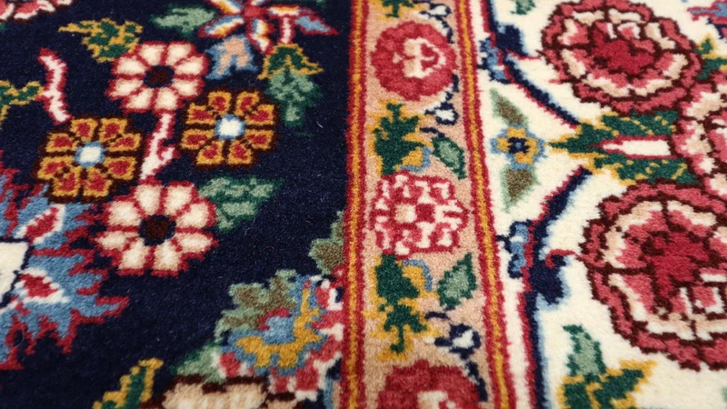 Orientteppich 123 x 215 cm - schwarz