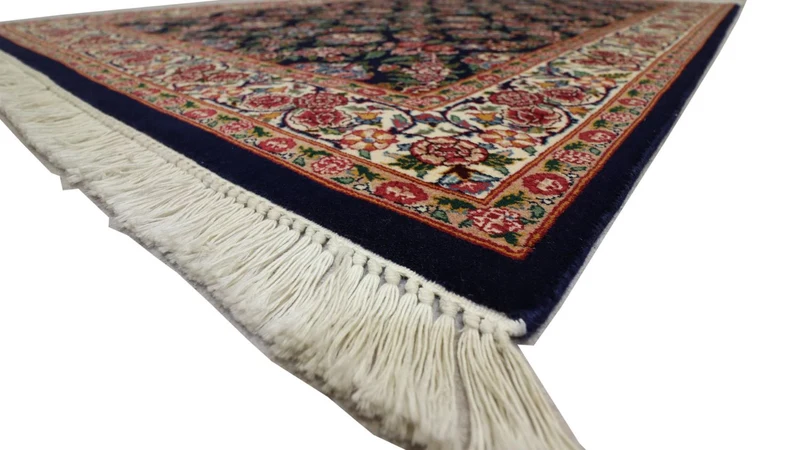 Orientteppich 123 x 215 cm - schwarz