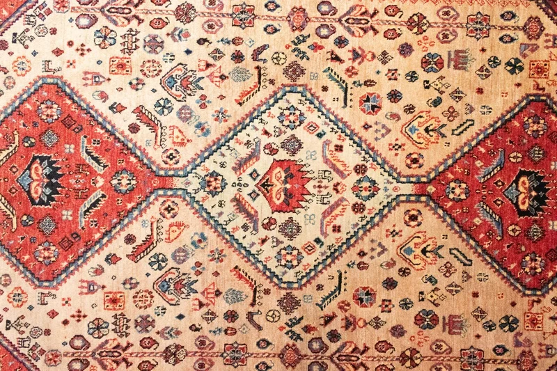 Perserteppich - Nomadic 113 x 178 cm - beige