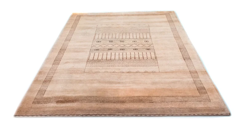 Gabbeh Teppich - Loribaft Indus 151 x 222 cm - beige