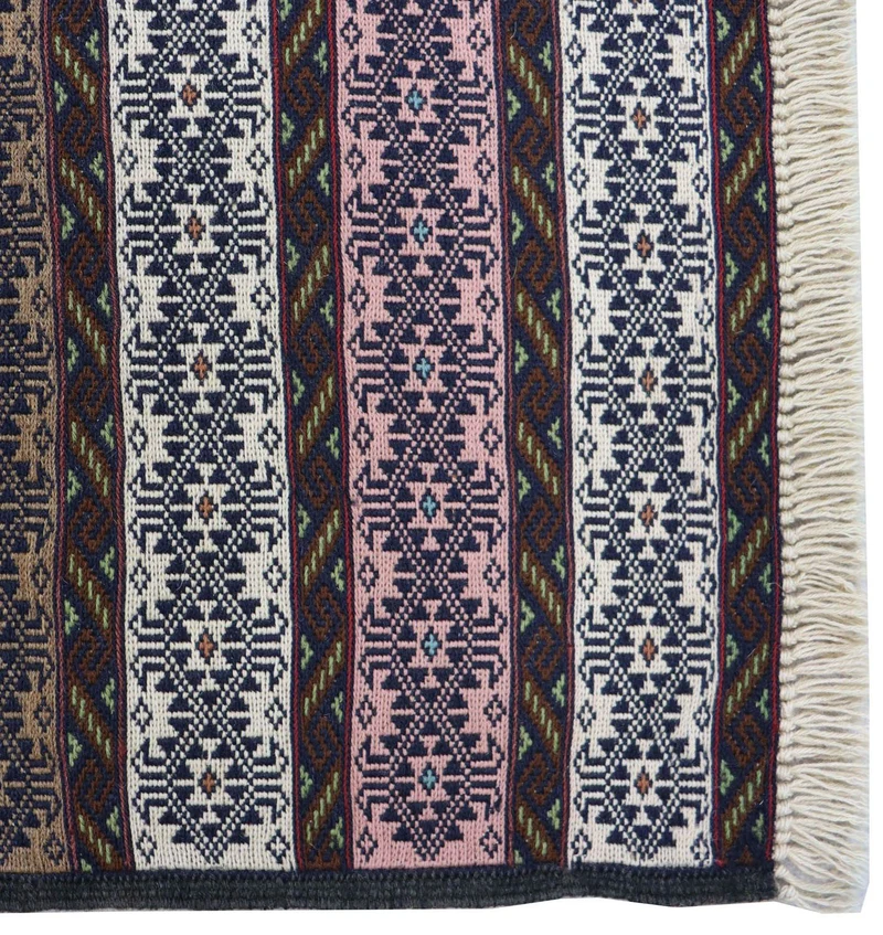 Kelim Teppich - Oriental 129 x 205 cm - blau