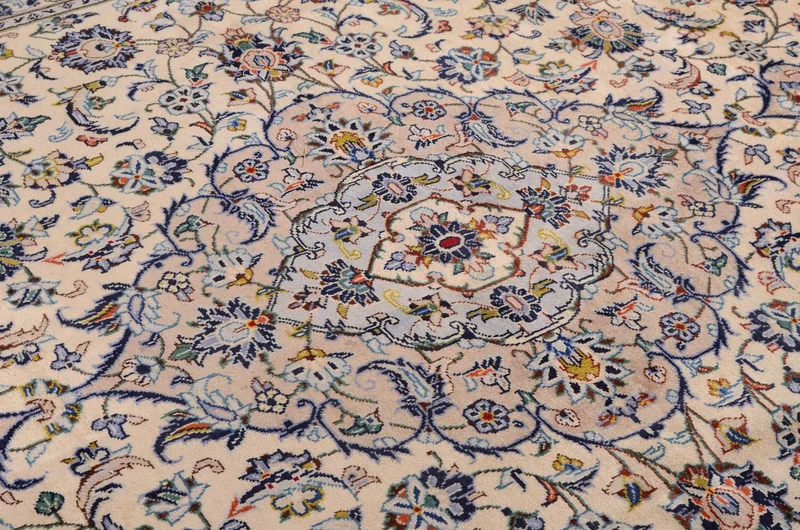 Perserteppich - Keshan 252 x 362 cm - beige