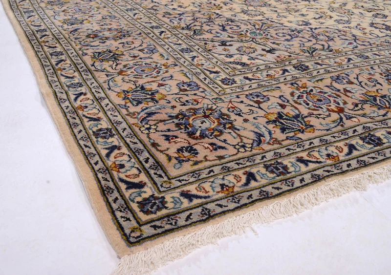 Perserteppich - Keshan 252 x 362 cm - beige